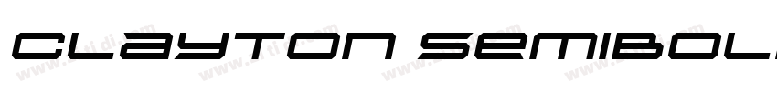 Clayton SemiBold字体转换